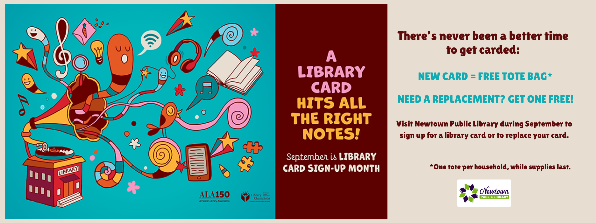 September is Library Card Sign-up Month!